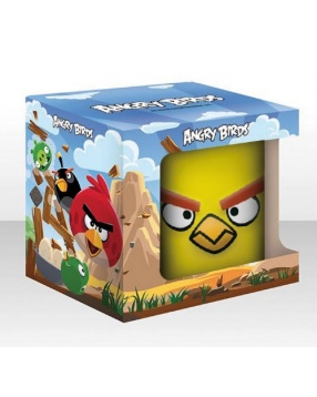 Кружка керамическая "Желтая Птица" 300мл, Angry Birds