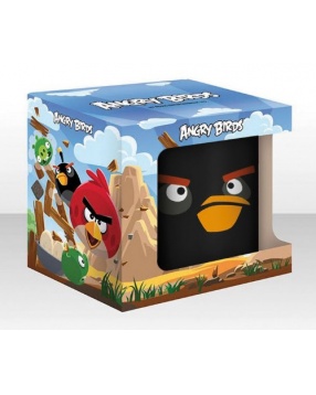 Кружка "Черная Птица", 300мл, Angry Birds