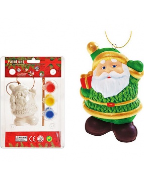 Керамический сувенир для раскрашивания "Дед Мороз", TUKZAR