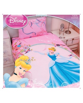 Комплект "Золушка" 1,5-спальный, Disney Princess