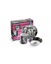 Набор посуды керамической в подарочной упаковке, Monster High