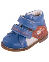 Ботинки для мальчика Котофей- коричнево-синий