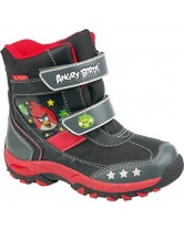 Ботинки для мальчика Angry Birds- черный