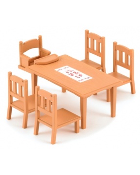 Набор "Обеденный стол с 5 стульями" Sylvanian Families
