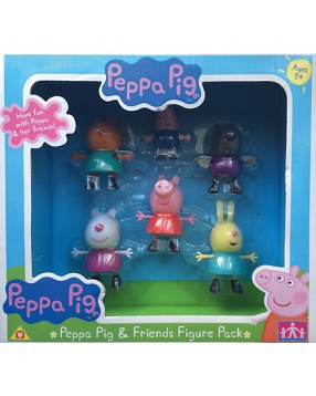 Игровой набор "Пеппа и друзья" 6 фигурок, Свинка Пеппа