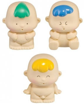 Набор ПВХ-игрушек для ванной Весёлые ребята, Happy Baby