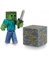Зомби с аксессуарами, 8 см, Minecraft