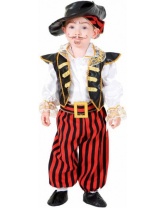 Карнавальный костюм Пират Карибского моря, Veneziano- синий/белый