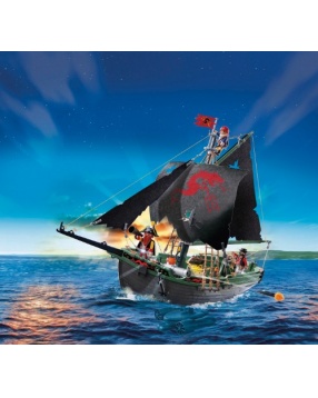 PLAYMOBIL 5238 Пираты: Пиратский корабль с мотором