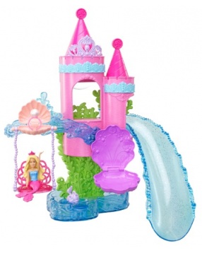 Игровой набор для ванной "Замок Русалки", Barbie