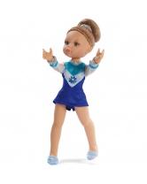 Кукла Гимнастка в голубом платье, 32 см, Paola Reina