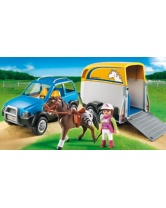 PLAYMOBIL 5223 Лошади: Джип с трейлером для перевозки лошадей