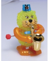 Заводная игрушка Z-WIND UPS 9040138 Кошечка с саксофоном диззи