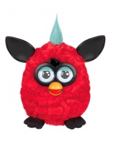 Интерактивная игрушка Furby (Ферби) с хохолком, красный-черный