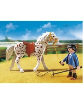 PLAYMOBIL 5107 Конный клуб: Кнабструбская лошадь со стойлом