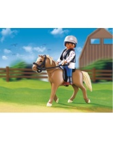 PLAYMOBIL 5109 Конный клуб: Лошадь Хафлингер со стойлом