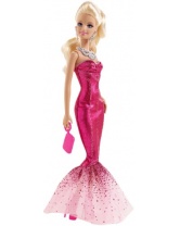 Кукла в малиновом вечернем платье, Barbie