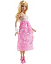 Кукла в розовом вечернем платье, Barbie
