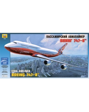 Сборная модель "Боинг 747-8", Звезда