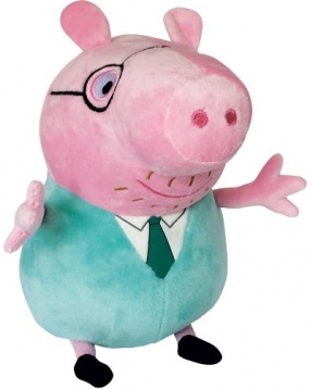 Игрушка  "Папа свин с галстуком", 30 см, Свинка Пеппа