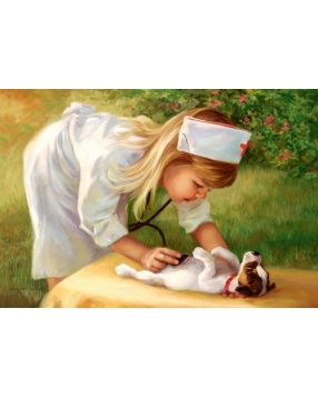 Пазл "Маленькая медсестра", 500 деталей , Castorland