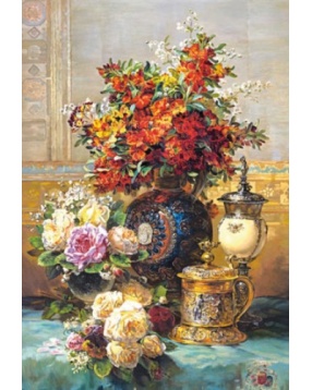 Пазл "Цветы", 1500 деталей, Castorland