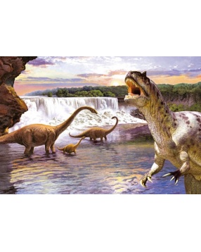 Пазл "Динозавры 2", 260 деталей, Castorland