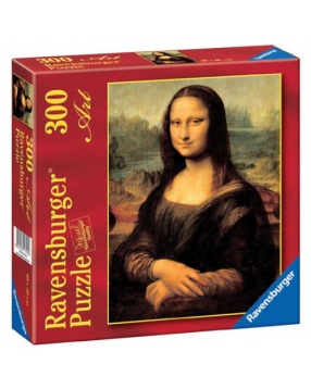 Пазл "Леонардо да Винчи: Мона Лиза" Ravensburger, 300 деталей
