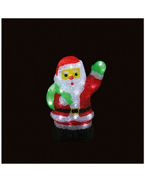 Новогодний светильник "Дед Мороз", 40 ламп, 30см