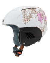 Шлем Carat, бело-розовый, Alpina