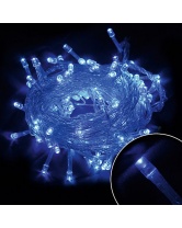 Электрогирлянда светодиодная, синяя, 60 ламп, 3 м
