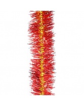 Мишура, 5 слоёв, 7 см х 2 м, цвет - красный