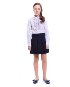 Блузка для девочки S'cool- фиолетовый