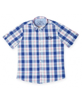 Рубашка для мальчика Mayoral- синий