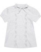 Блузка для девочки S'cool- серый