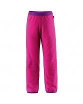 Флисовые брюки для девочки Reima- розовый