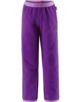 Флисовые брюки для девочки Reima- фиолетовый