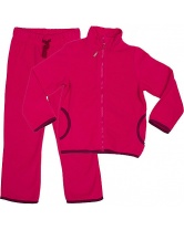 Комплект для девочки: толстовка и брюки PlayToday- розовый