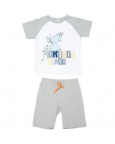 Комплект для мальчика: футболка и шорты PlayToday- серый