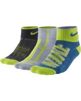 Носки для мальчика, 3 шт. Nike Graphic Cotton Cushion Quarter  NIKE- разноцветный