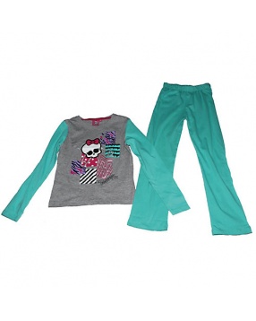 Пижама для девочки Monster High- разноцветный