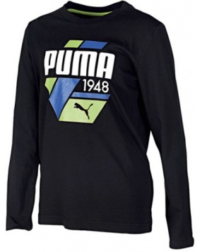 Футболка с длинным рукавом для мальчика TD LS Tee Puma- черный