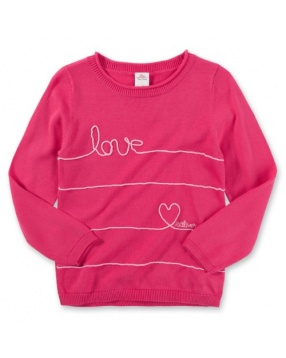 Пуловер для девочки s.Oliver- гибискус