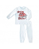 Пижама: футболка и брюки для мальчика от КотМарКот- голубой