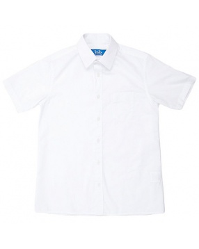Рубашка для мальчика Button Blue- белый