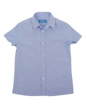 Рубашка для мальчика Button Blue- голубой