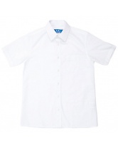 Рубашка для мальчика Button Blue- белый