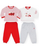 Комплект для мальчика, 2 шт.: толстовка и брюки Mayoral- бордовый