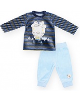Комплект для мальчика: футболка с длинным рукавом и брюки Blue Seven- синий