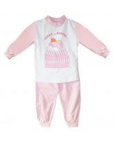 Пижама для девочки КотМарКот- розовый